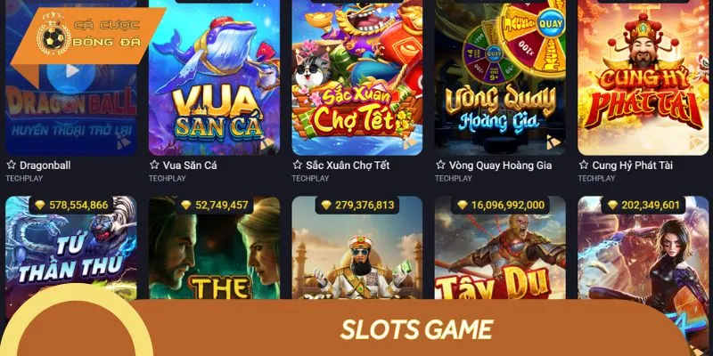 Sảnh slot game luôn được yêu thích đặc biệt
