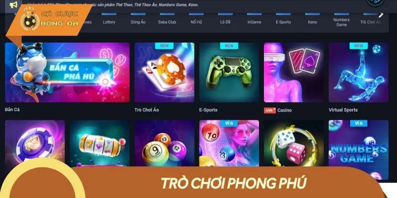 Nhà cái tích hợp kho game triệu đô