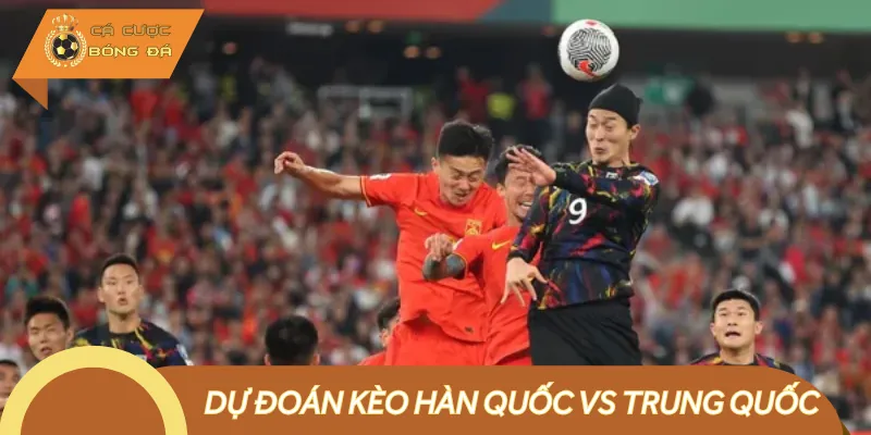 Dự đoán các kèo cược sắp tới trận Hàn Quốc vs Trung Quốc